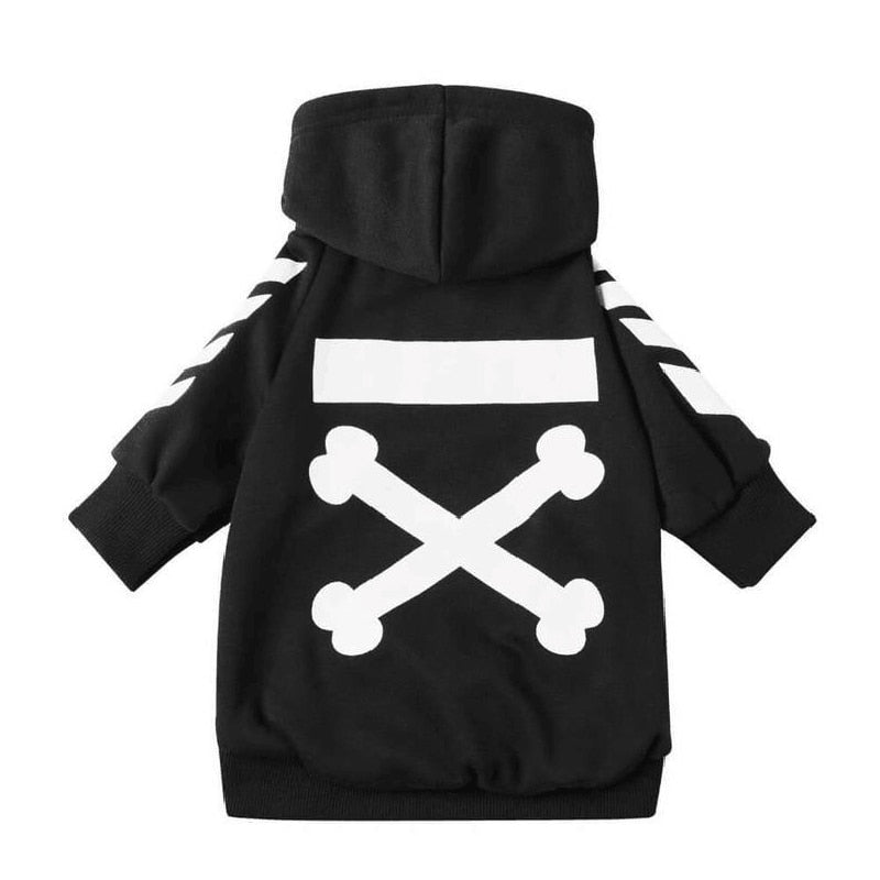 Winter Dog Hoodie with Hood – Warm, Stylish & Comfortable (“WOOF” Design)