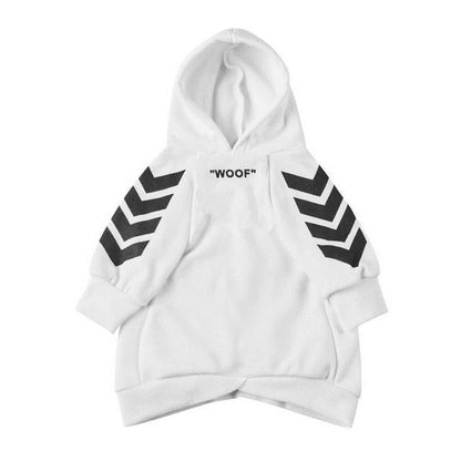 Winter Dog Hoodie with Hood – Warm, Stylish & Comfortable (“WOOF” Design)